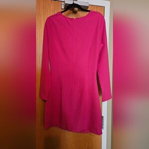 H&M Vibrant Pink Long Sleeve Dress